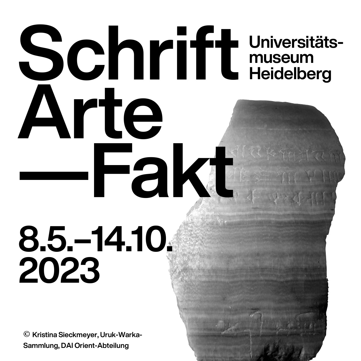 Abschlussausstellung des SFB "SchriftArteFakt"